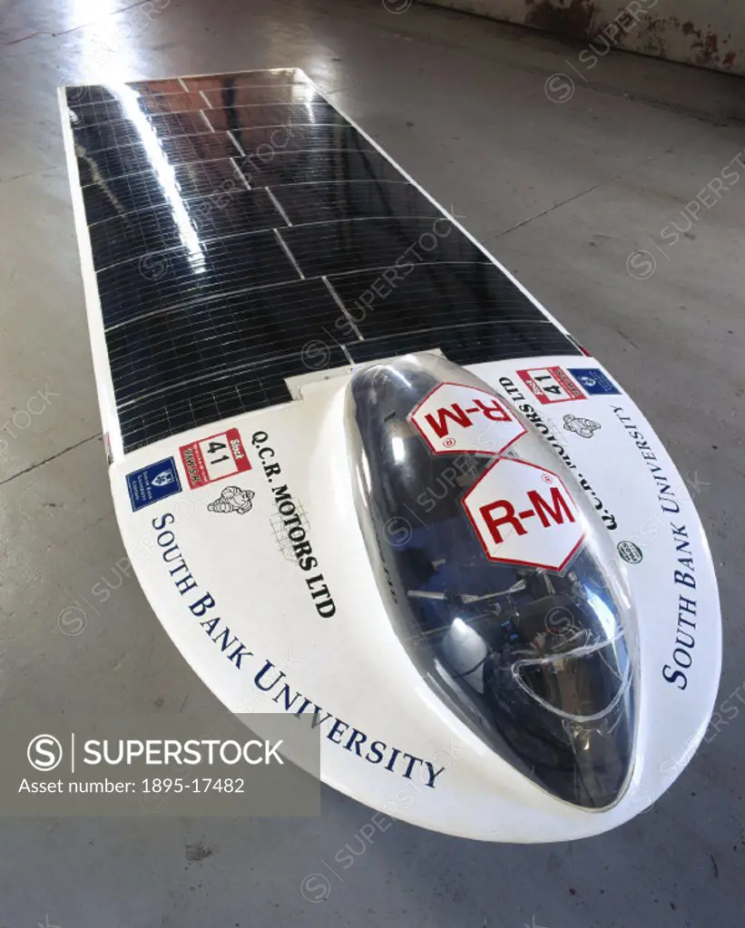 A solar powered car built by a staff and student team at South Bank University in London. Mad Dog II is the second solar powered car developed at Sout...