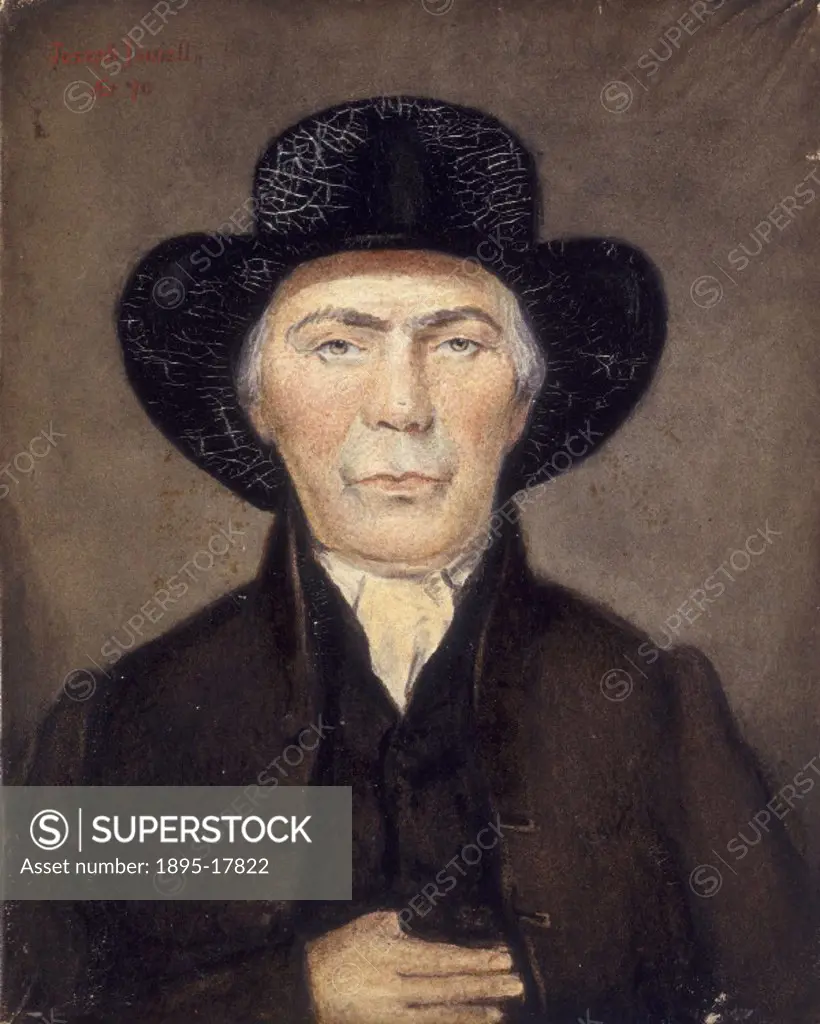 Oil painting on canvas by Joseph Jewell. It is uncertain whether this is a portrait of Luke Howard or a self-portrait by Joseph Jewell. The painting w...