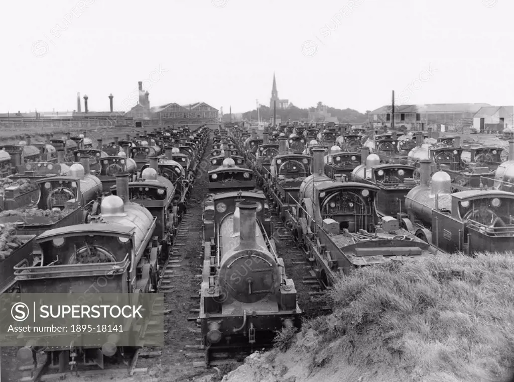 The Great Western Railway (GWR) abandoned the broad gauge system in 1892 and several miles of sidings were laid at Swindon. 130 of the 195 locomotives...