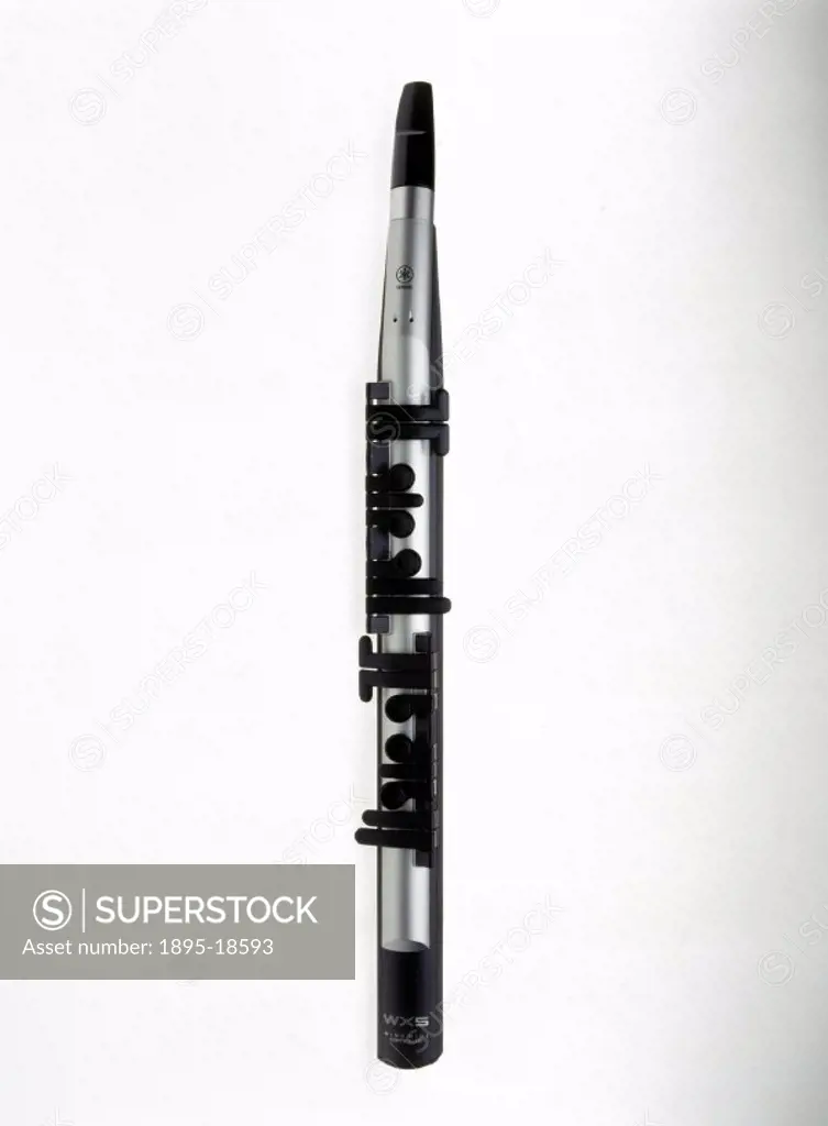 Electronic clarinet, 1999. Wind MIDI controller, type WX5, made by the Electronic Musical Instrument Division of the Yamaha Corporation. This clarinet...