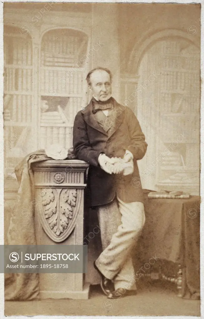 Photograph. A former soldier, Sir Roderick Impey Murchison (1792-1871) was among the last of the independently wealthy gentleman geologists. He modern...