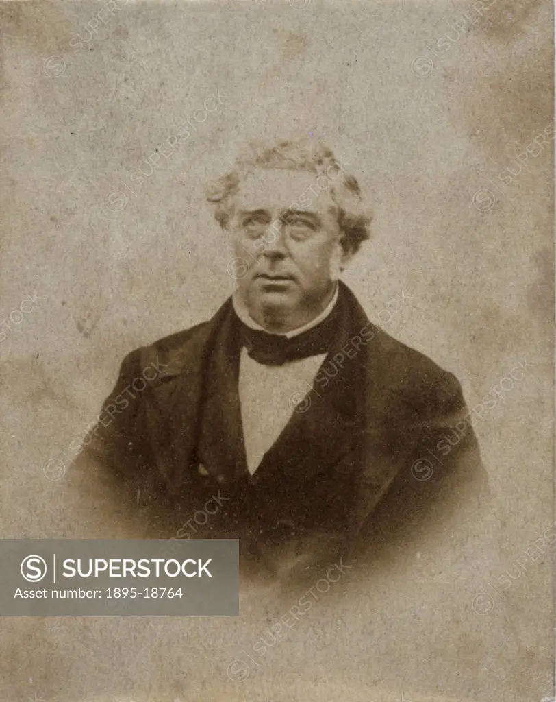 Robert Stephenson (1803-1859), was an engineer and the son of George Stephenson (1781-1848), whom he assisted with the survey of the Stockton & Darlin...