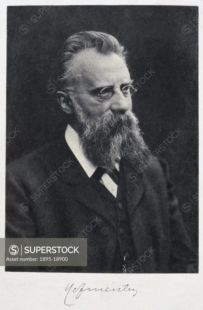 Franz Hofmeister (1850-1922). In 1901 Hofmeister proposed that life results from the activity of enzymes, and that a specific enzyme is responsible fo...