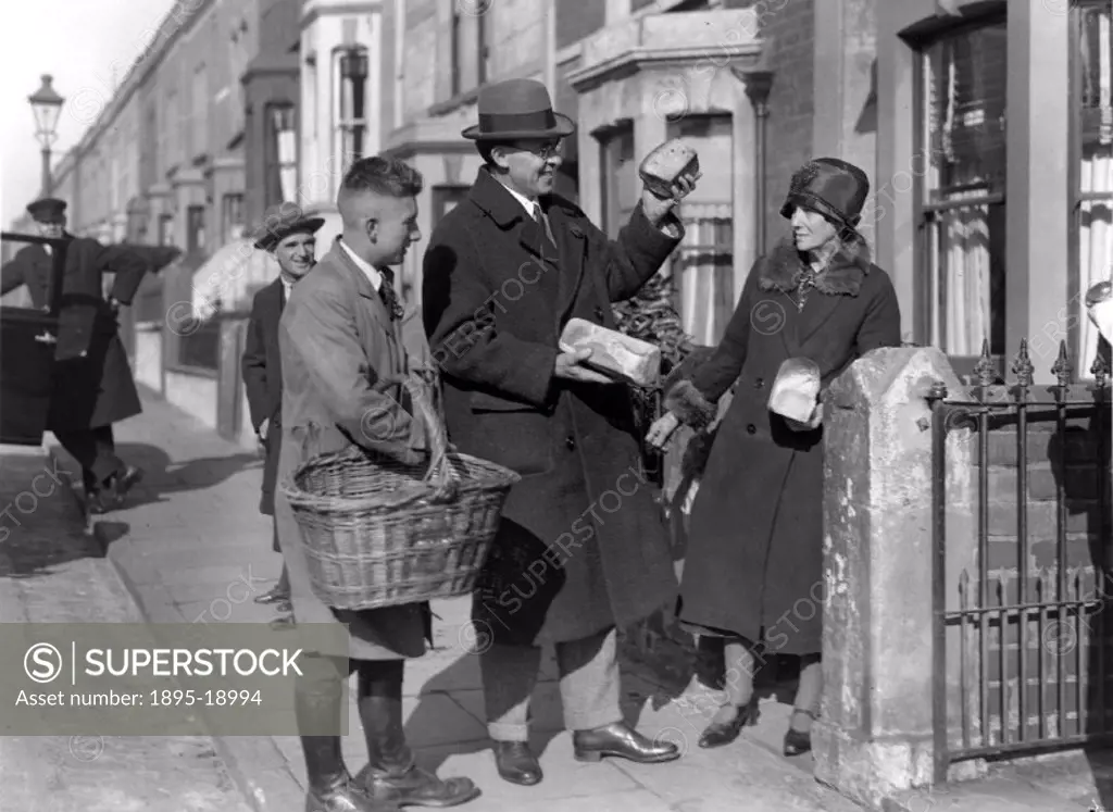 Sir Richard Stafford Cripps (1889-1952), Labour candidate for Bristol, trying to gain support before the general election on 27 October 1931. The elec...