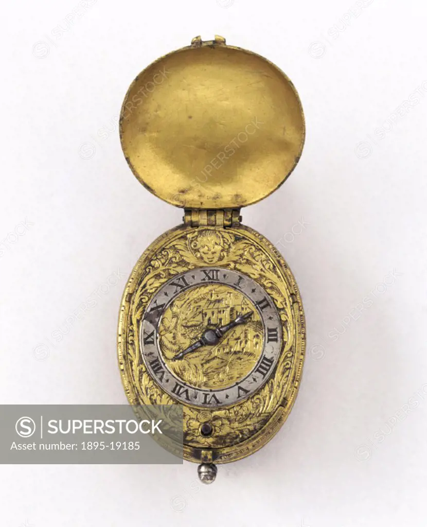 Watch made by Richard Jackson. Jackson was given the freedom of the Clockmakers´ Company in 1632. Until the 15th century, clocks were powered by falli...