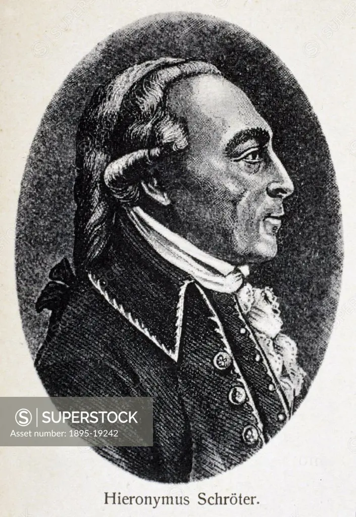 Johann Hieronymus Schroter (1745-1816) was a German astronomer who made important observations on the surface features of the moon and the planets. He...