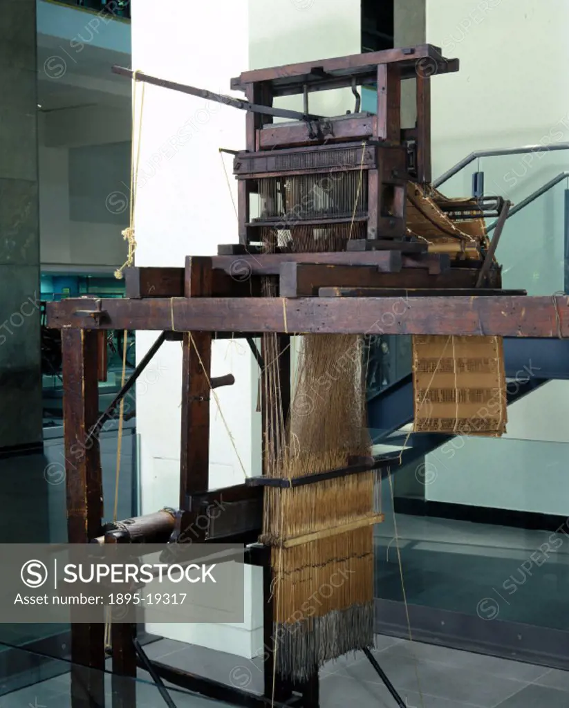 The Jacquard loom, developed by the Frenchman Joseph Marie Jacquard (1752-1834) in 1804, enabled a loom to weave figured cloth. It was based on an ear...