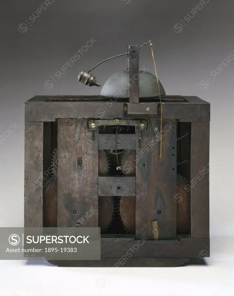 This clock was made by the chronometer pioneer, John Harrison (1693-1776), at the age of 22, before he began his celebrated project to build a chronom...