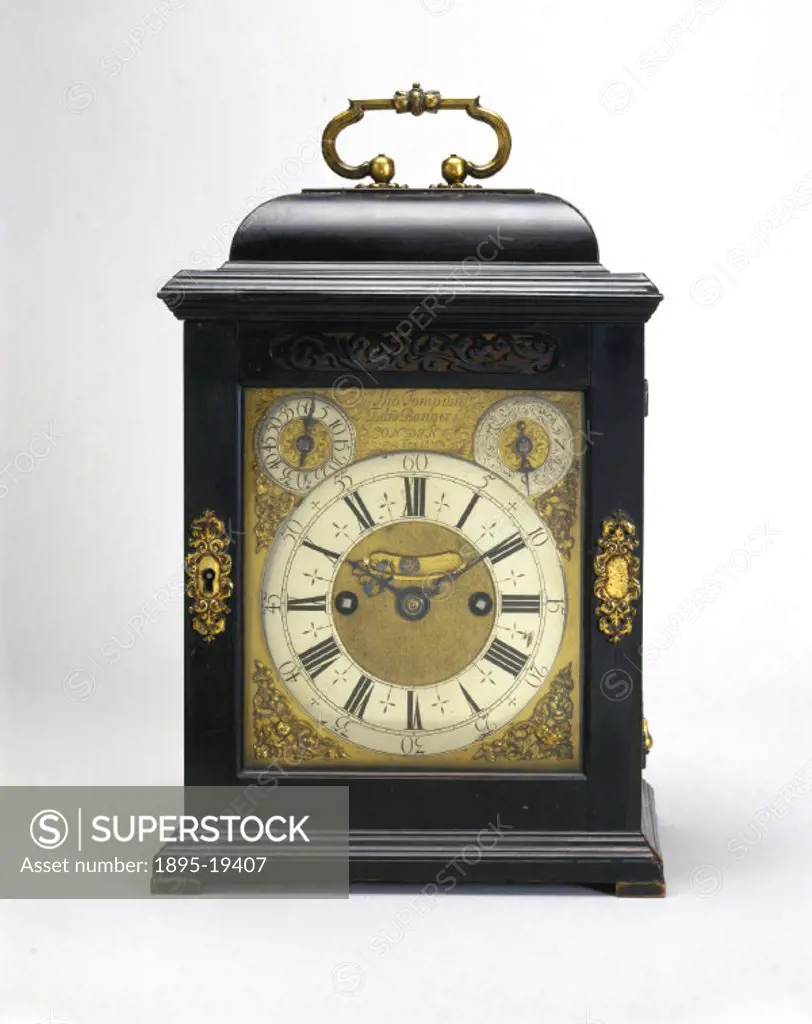 This bracket clock was made by Thomas Tompion and Edward Banger. Tompion (1639-1713) was one of the greatest of English clockmakers. During the period...
