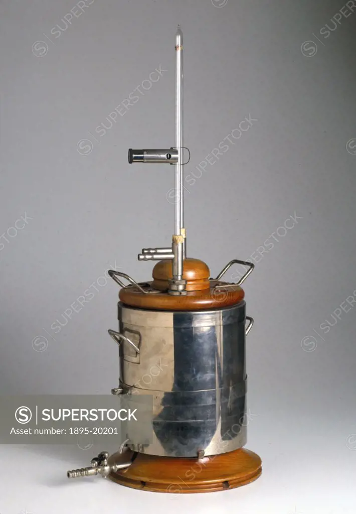 Sir Charles Vernon Boys (1855-1944) was an English physicist who designed this piece of apparatus. A calorimeter can be used to discover the calorific...