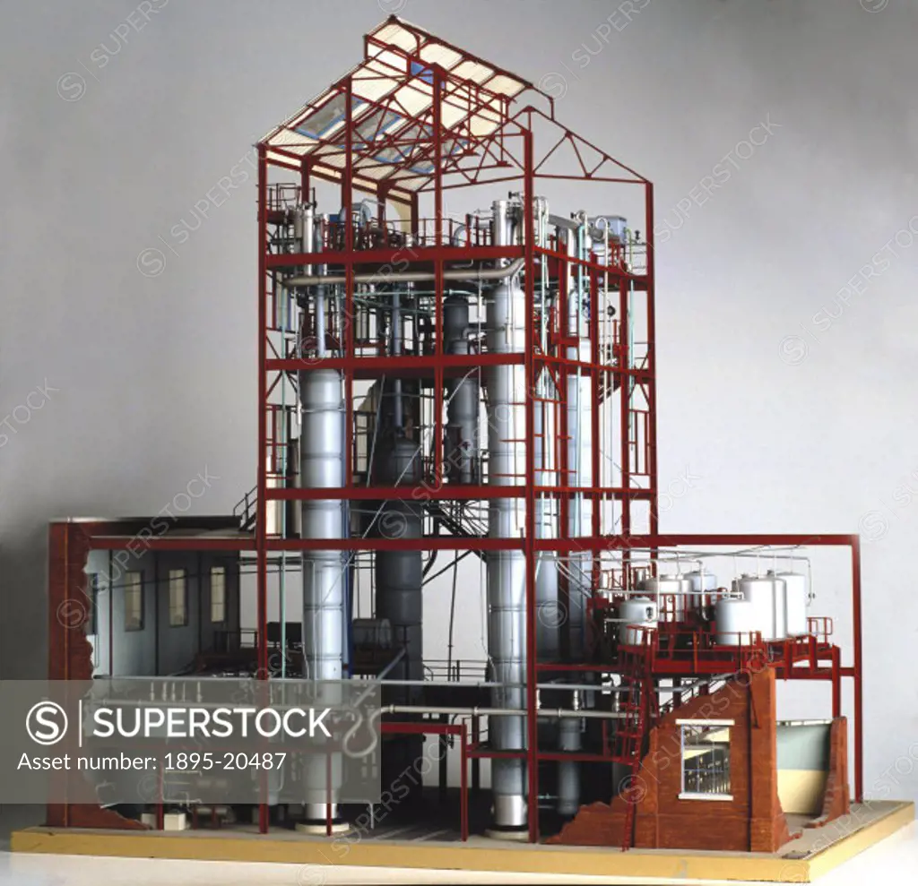 Model (scale: unknown). From 1812, the the coal gas industry expanded rapidly with the result that lagrge quantities of coal tar accumulated, which ha...