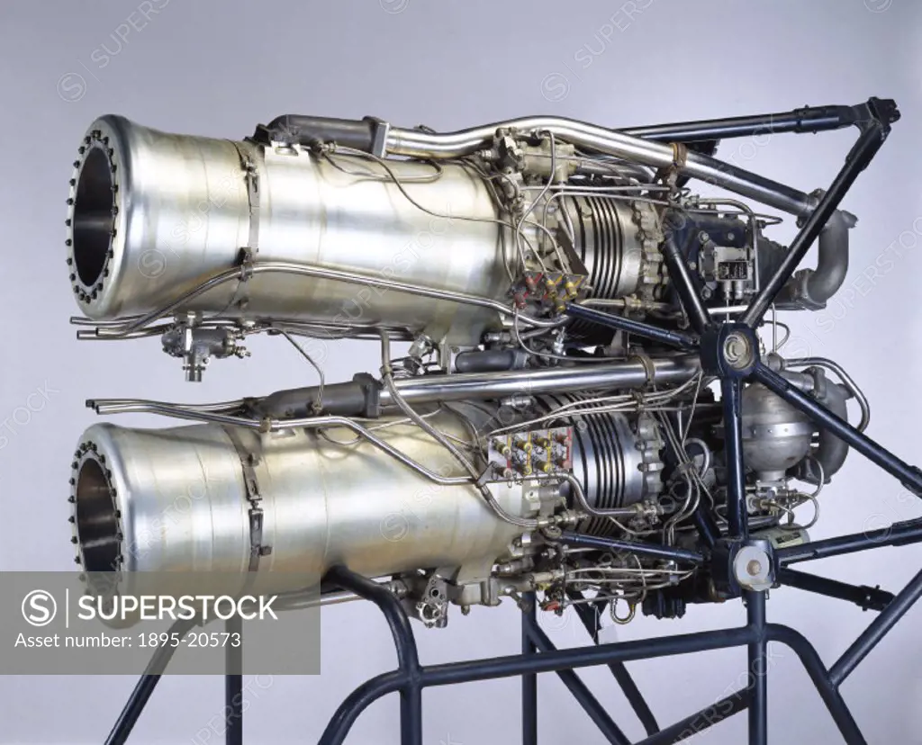 The Double Spectre rocket engine propelled Blue Steel test vehicles. The operational Blue Steel stand-off bomb carried Britain´s nuclear deterrent bet...