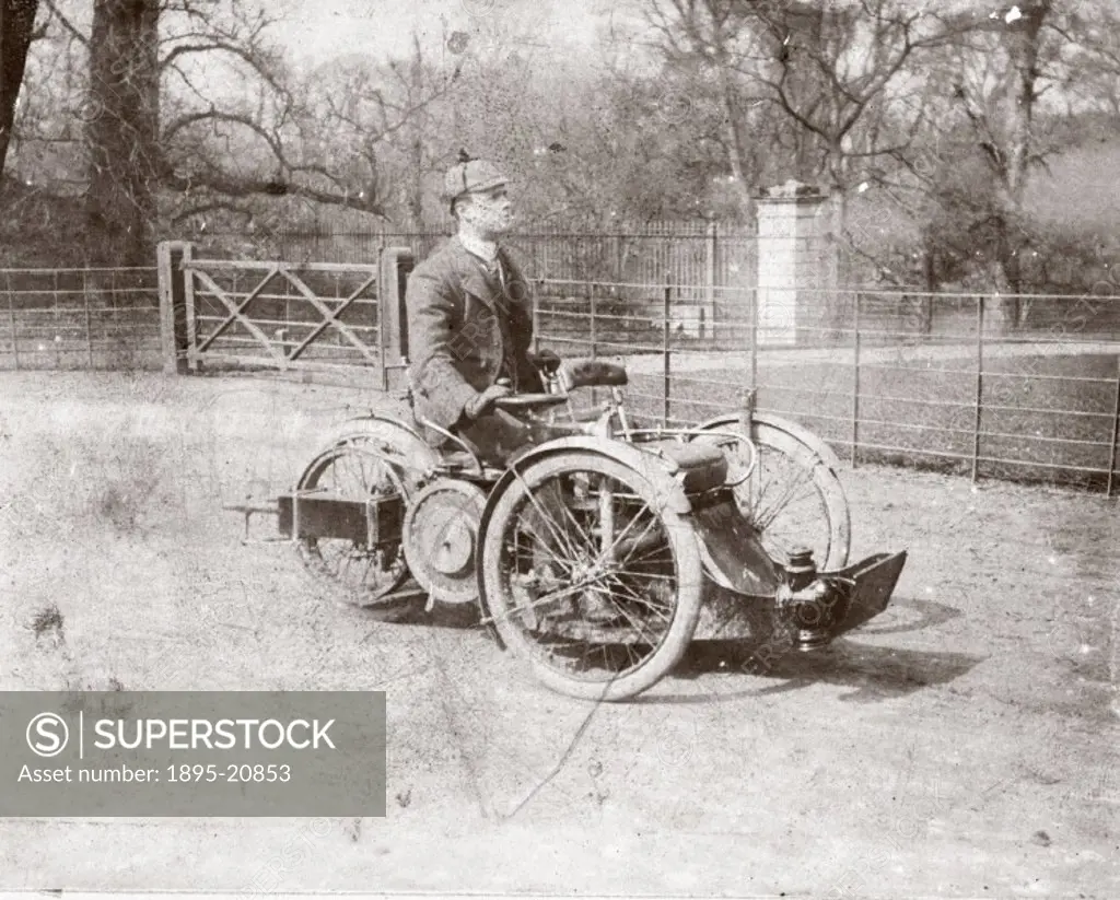 Photograph taken from an album of images compiled by Charles Stewart Rolls (1877-1910), English motorist, motor car manufacturer and aviator. From 189...