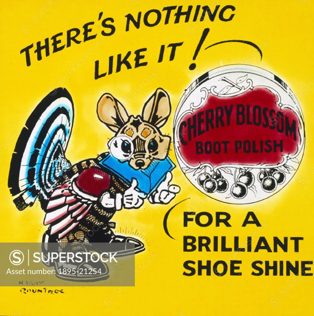 There´s Nothing Like it! For a Brilliant Shoe Shine´, by Harry Rountree. Cherry Blossom polish was originally made by the Chiswick Polish Company whi...