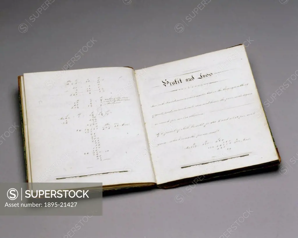 This arithmetic exercise book belonged to Master F Ashton who attended Mr Knagg´s Classical Mathematical & Commercial Academy at Kirkham, near York. I...