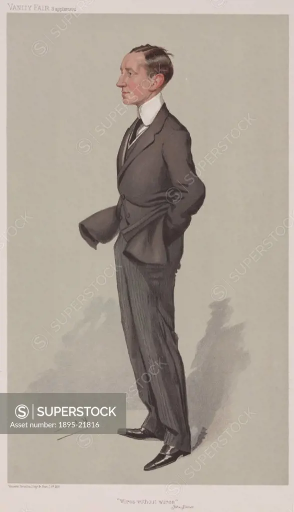 Chromolithograph by Vincent Brooks, Day and Son Ltd of a caricature by Leslie Ward, better known as Spy, from Vanity Fair’ magazine supplement. Gugli...