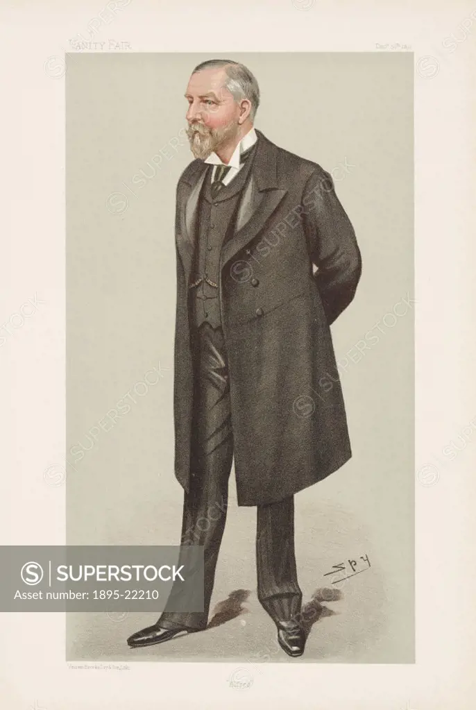 Chromolithograph by Spy of Dr Alfred Cooper. From Vanity Fair’ magazine. Dimensions: 400mm x 270mm.