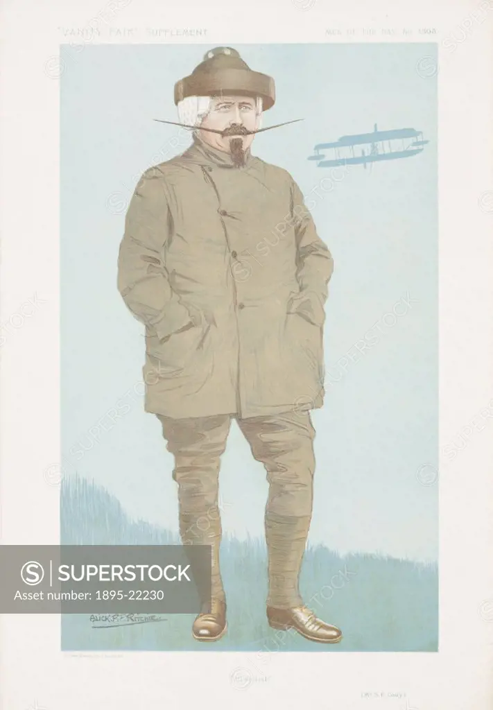 Chromolithograph by Alick P F Ritchie of Cody (1862-1913) who was born in Texas but obtained British nationality in 1896 - hence the subtitle All Bri...