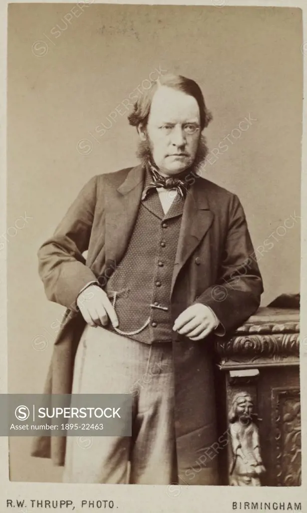 Carte de visite photograph by Robert W Thrupp of Lyon Playfair, FRS, MP, first Baron St. Andrews (1818-1898). Playfair studied medicine at Glasgow and...