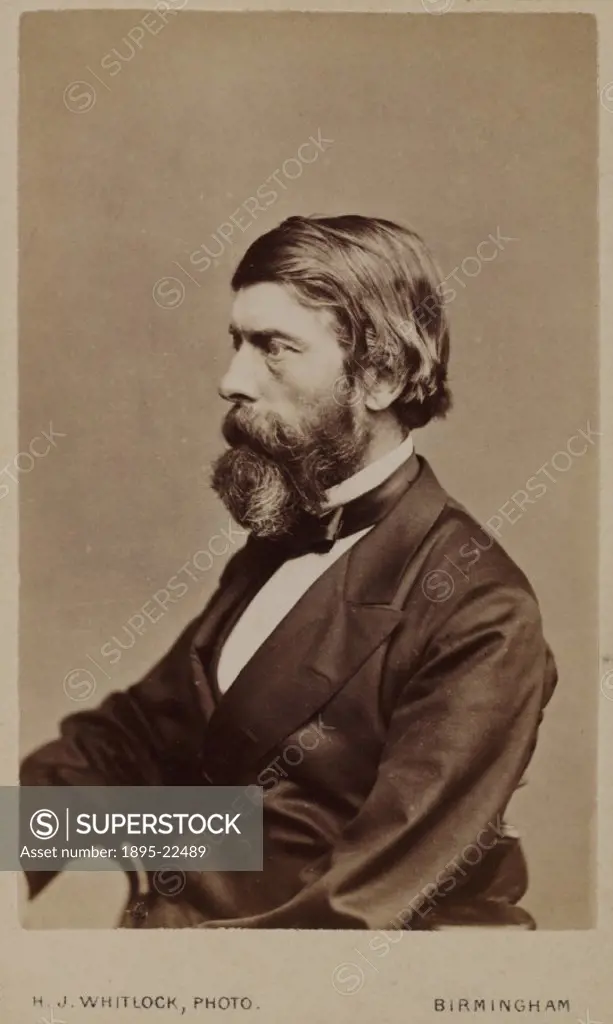 Carte de visite photograph by H J Whitlock of Birmingham of Alexander William Williamson (1824-1904). Williamson became interested in chemistry throug...