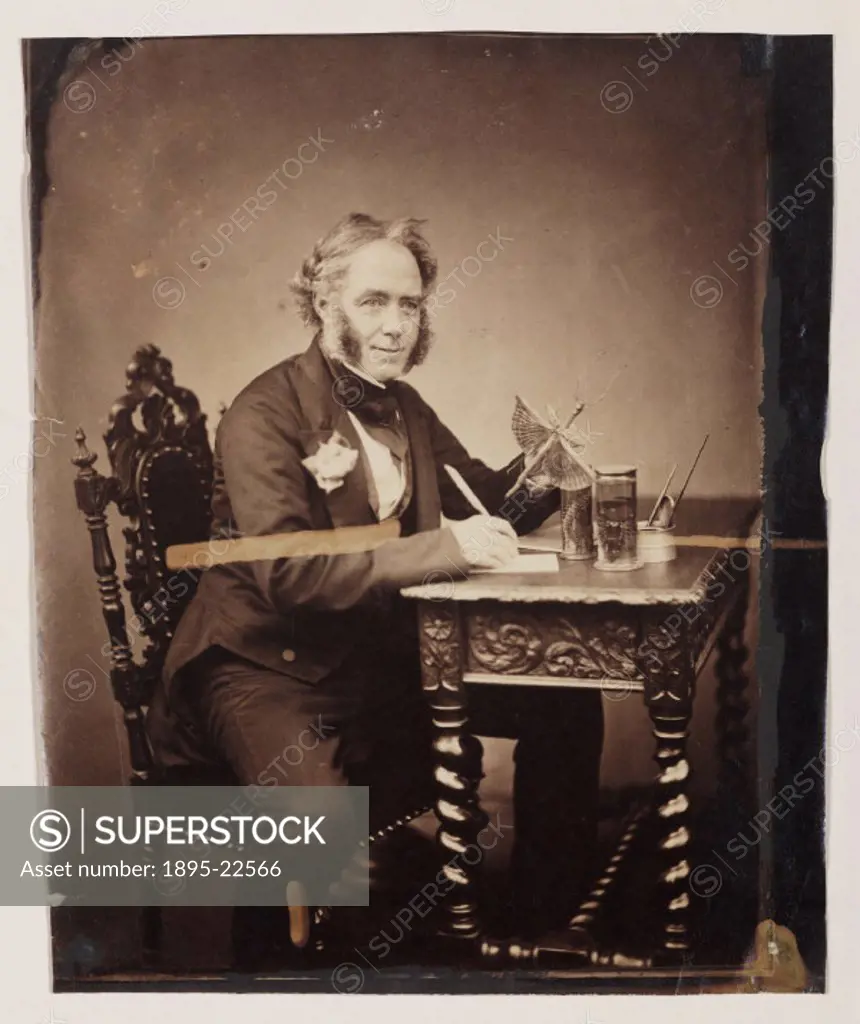 Photograph of John Obadiah Westwood (1805-1893). Westwood wrote for many scientific journals and published several entomological textbooks. Among his ...