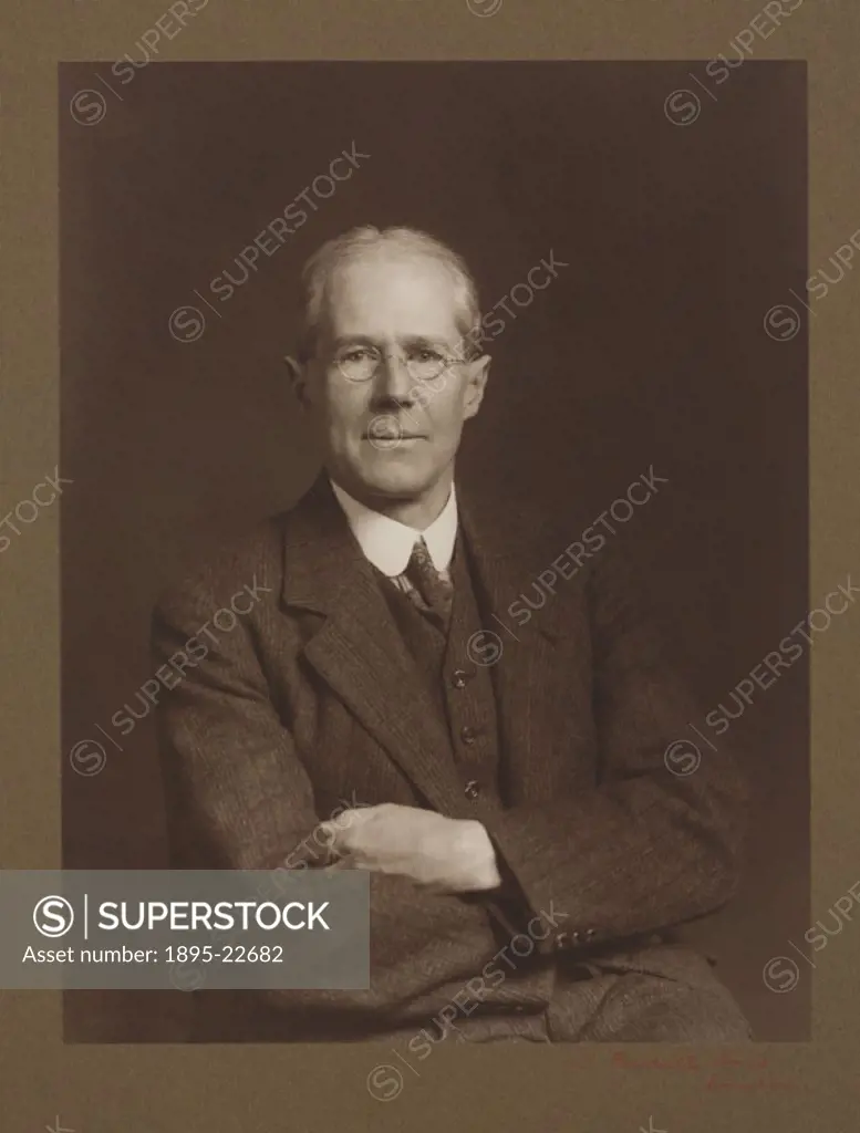 Photograph by J Russell & Sons. Carpenter (1875-1940) was professor of metallurgy at Imperial College, London. His grandfather was Henry Cort (1740-18...