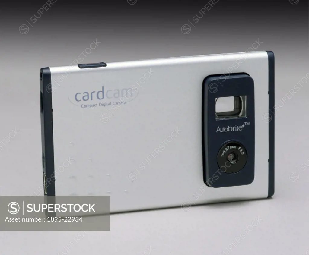 Spy’ Digital camera, 2002.Compact digital camera on a key chain capable of taking 80 low resolution (176 x 144 pixels) or 20 higher resolution (352 x...