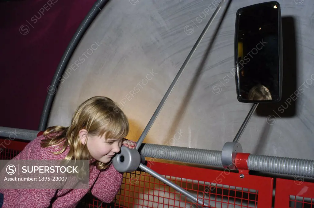 Sound Dishes is an interactive exhibit in the Launch Pad gallery at the Science Museum, London. Two huge parabolic curved dishes transmit whispers acr...