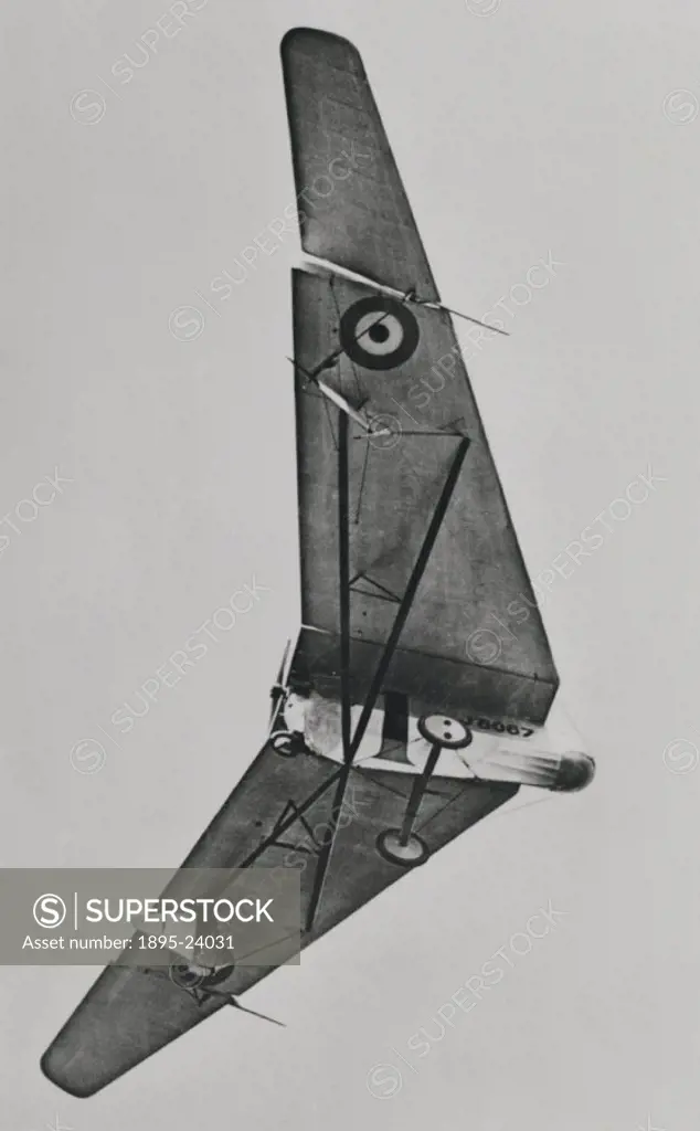 Designed by Captain G T R Hill, with the object of being highly controllable but free from stalling characteristics, this tailless pusher, powered by ...