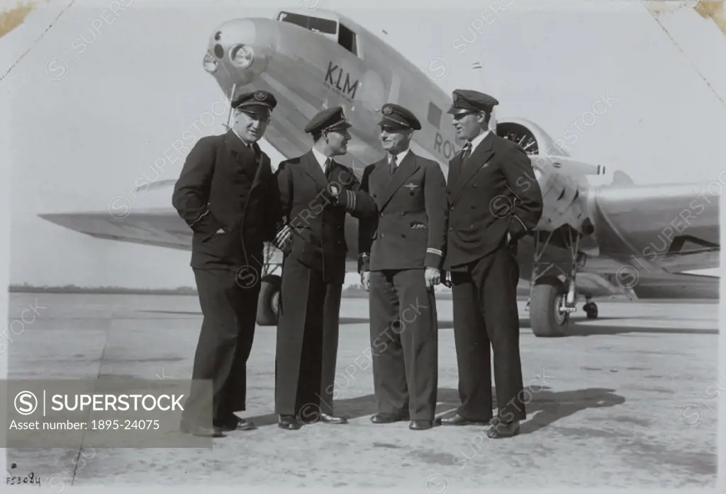 The Douglas DC-2 airliner was introduced by KLM Royal Dutch Airlines in 1934. It carried 14 passengers and had two Wright 1820 engines. It cruised at ...