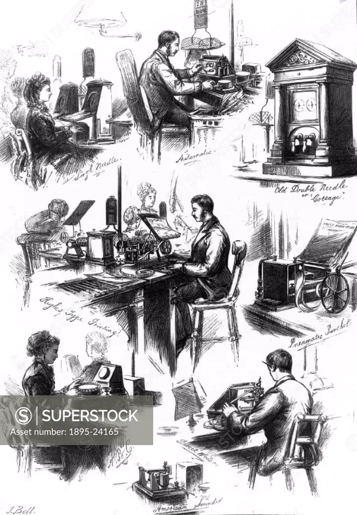 Plate taken from the Illustrated London News’ (Vol 74/2 p 504). The Central Telegraph Office (CTO) was transferred from Telegraph Street to the Gener...