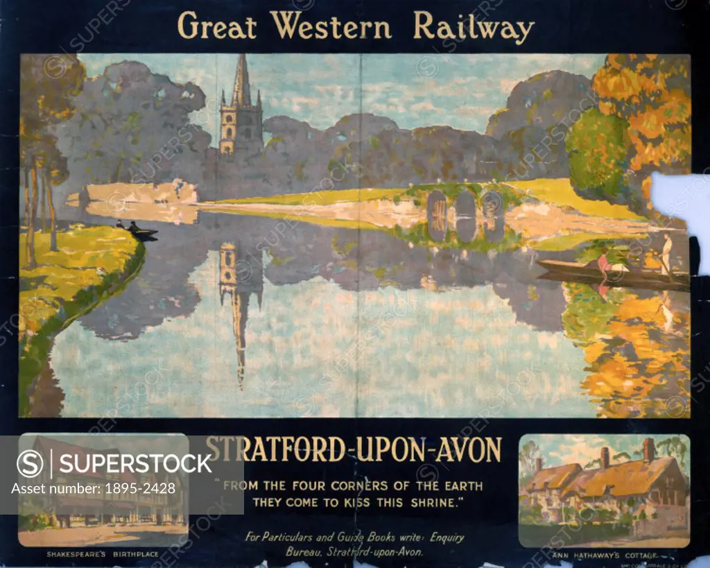 Great Western Railway poster. Artwork by Gyrth Russell.