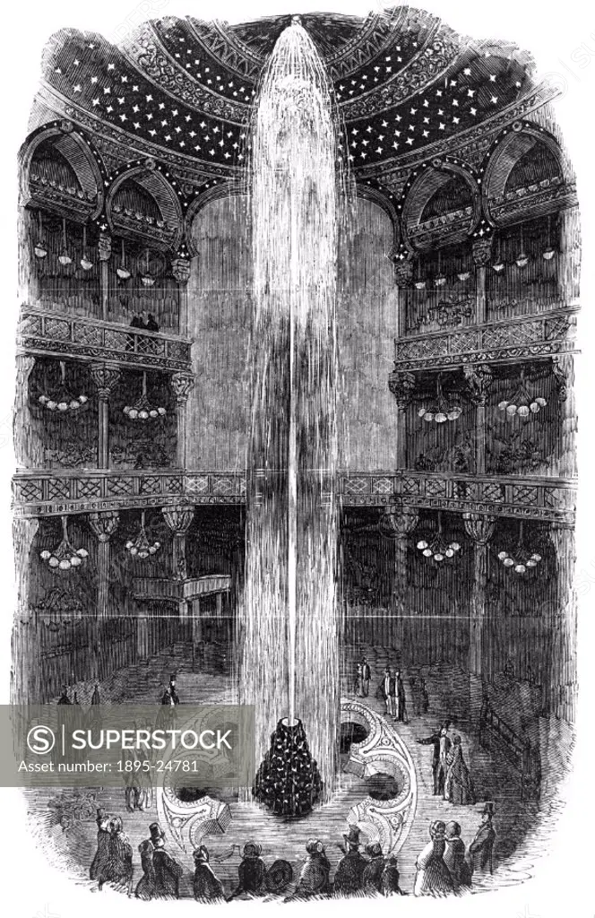 Plate taken from the Illustrated London News’. The Royal Panopticon of Science and Art, opened in 1854, was intended to rival the Royal Polytechnic, ...