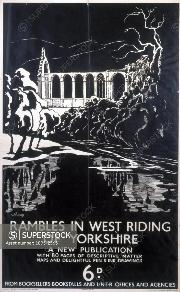 London & North Eastern Railway poster, July 1932. Artwork by Schabelsky.