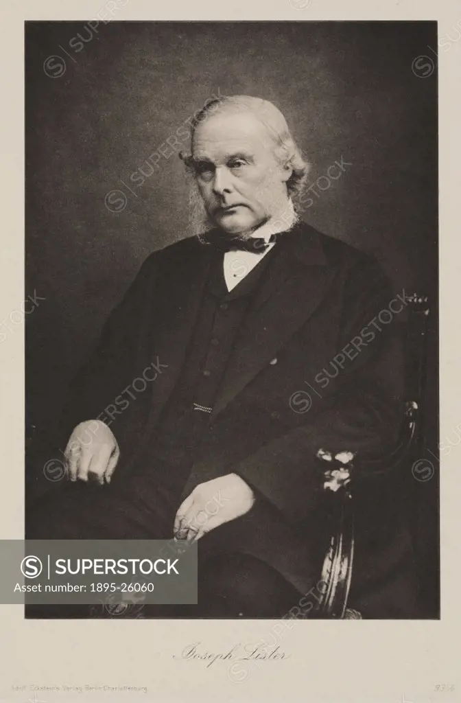 Surgeon Joseph Lister (1827-1912) first started to experiment in antiseptic surgery by using carbolic acid, a well known disinfectant, to soak his sur...