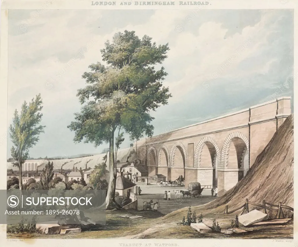 Robert Stephenson (1803-1859) built the London and Birmingham Railway between 1833 and 1838.