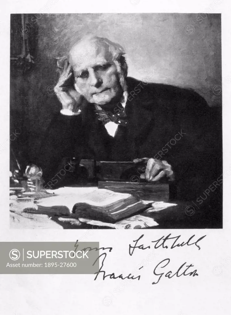 Galton (1822-1911) was an English scientist and cousin of Charles Darwin. His work covered the areas of  meterology, colour blindness, fingerprint ide...