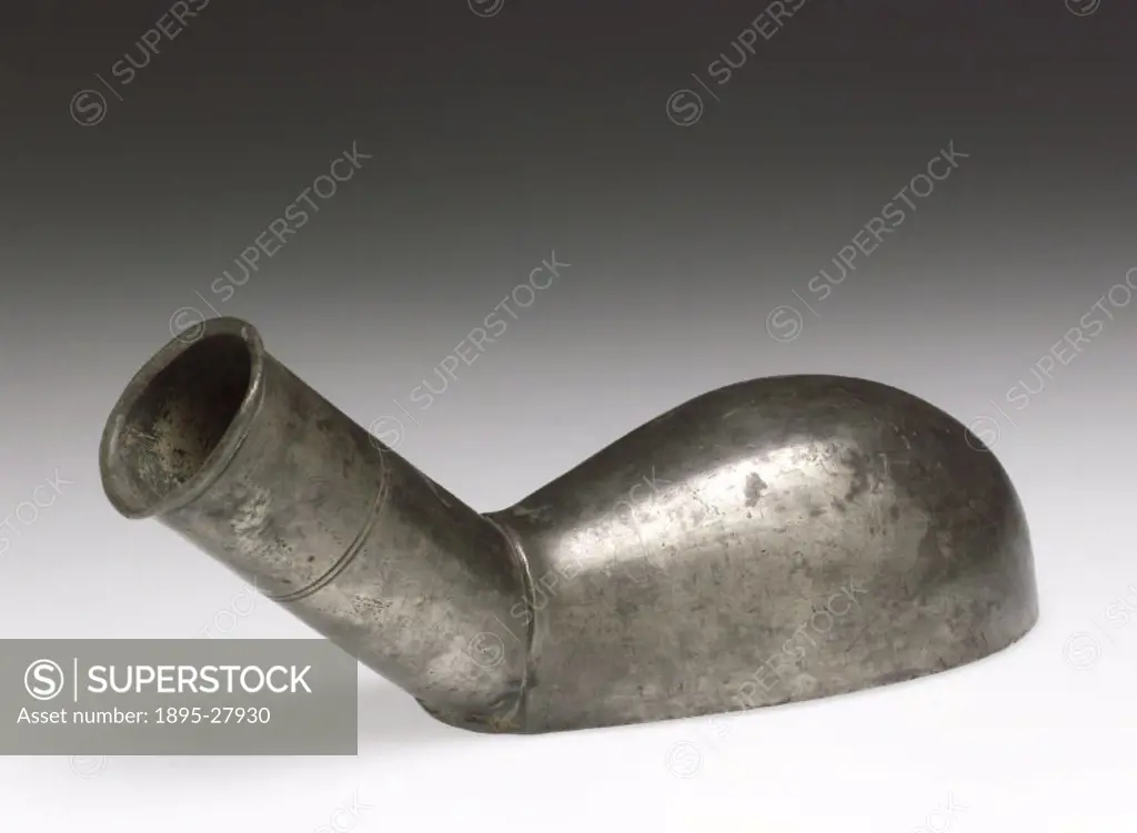 Several individual pieces of pewter could be soldered together to make items such as male urinals.
