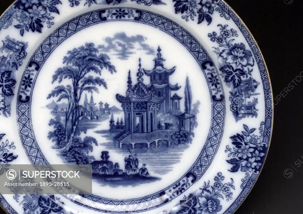 Made by Doulton of Burslem, Stoke-on-Trent, one of the largest companies in the region known as the potteries. The term willow is applied to the blue ...