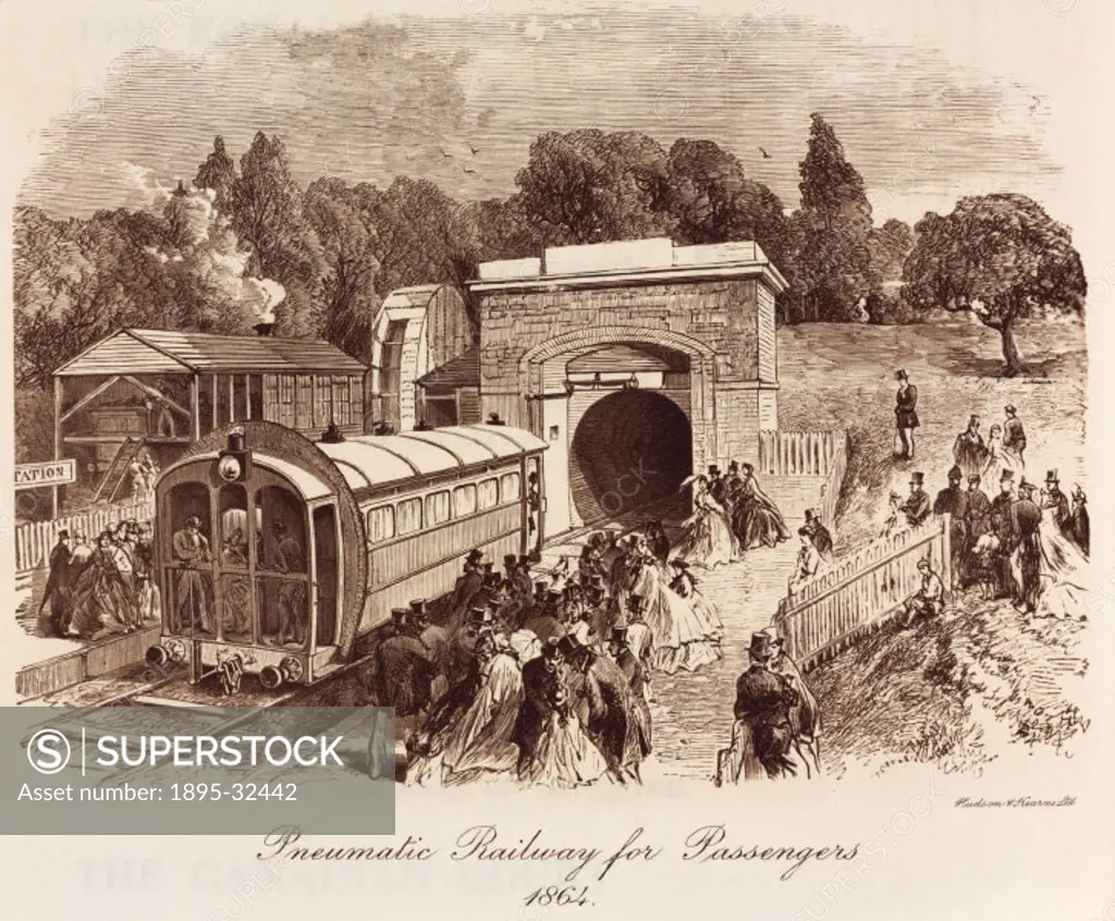 The idea of pneumatic, or atmospheric propulsion for a railway originated with George Medhurst in around 1810. His system involved air being pumped al...