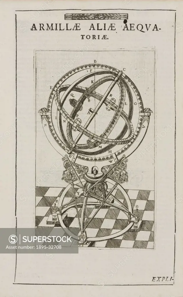 Shown with moveable equator ring. Danish astronomer Tycho Brahe (1546-1601) made naked-eye observations that formed the basis of the first new star ca...