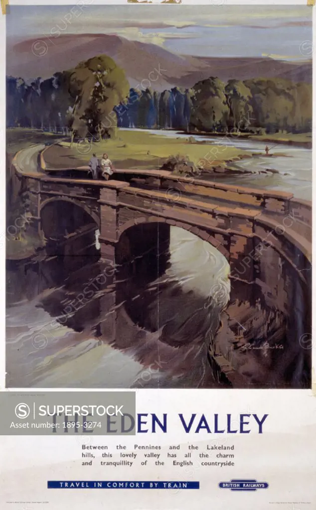 British Railways (London Midland Region) poster. Artwork by Claude Buckle.