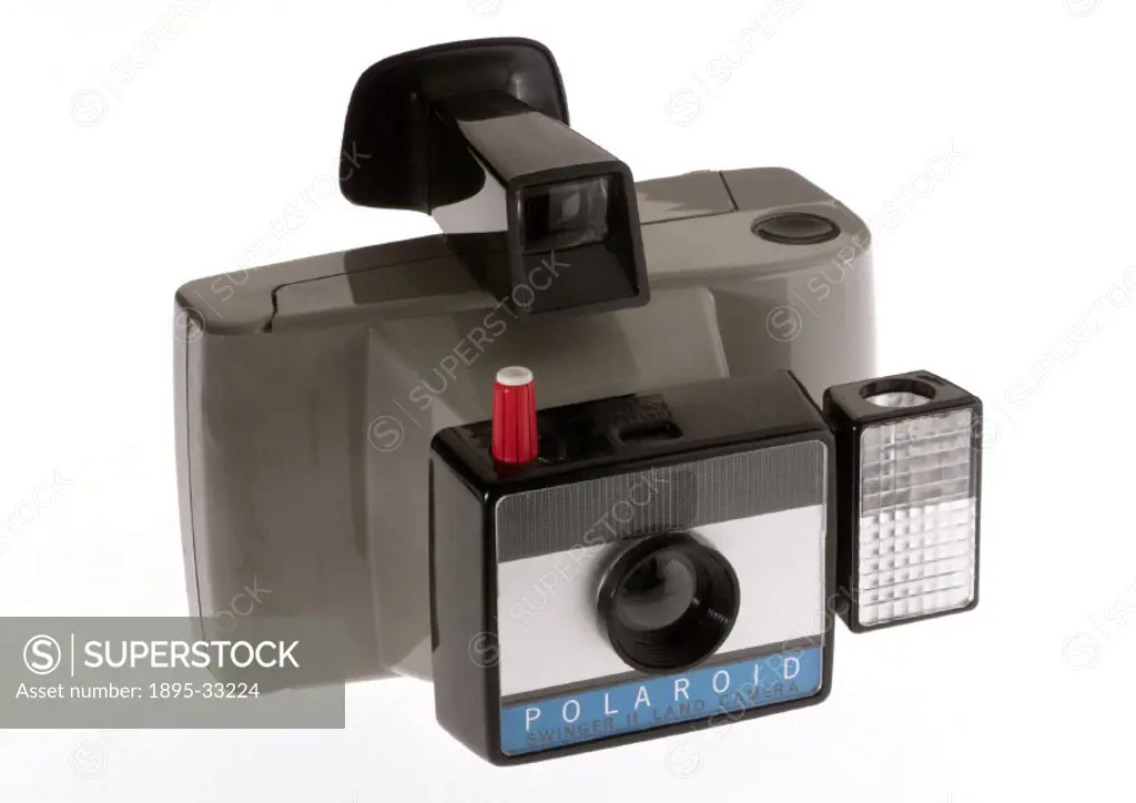 Polaroid Swinger II’ camera, c 1972.Polaroid instant picture cameras filled a niche market in 1960s photography. With the introduction of Polaroid´s ...