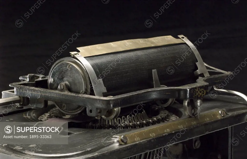 Remington No 1 typewriter, c 1876.The first known typewriter was invented in the United States of America by William Burt in 1830 and was followed by ...