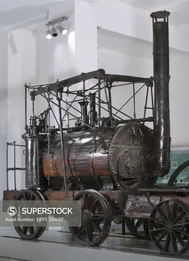 This locomotive and its sister locomotive ´Wylam Dilly´ are the earliest surviving locomotives in the world. Both were built by William Hedley (1779-1...