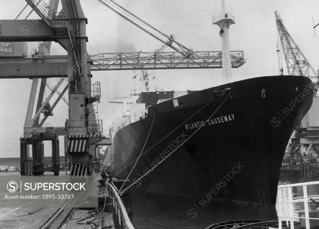 ´Atlantic Causeway´ moored at a dock, 11 December 1969.