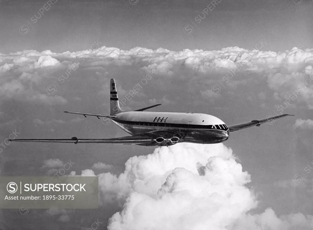 After public demonstration at the Farnborough Air Show in September 1949, De Havilland´s Comet 1 put in record high speed proving flights at over 420 ...