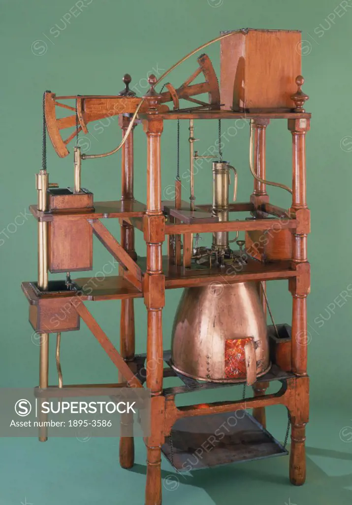 Model. Thomas Newcomen (1663-1729) designed an atmospheric or ´steam´ engine in 1712. It was safer and more effective than the earlier Savery engine a...