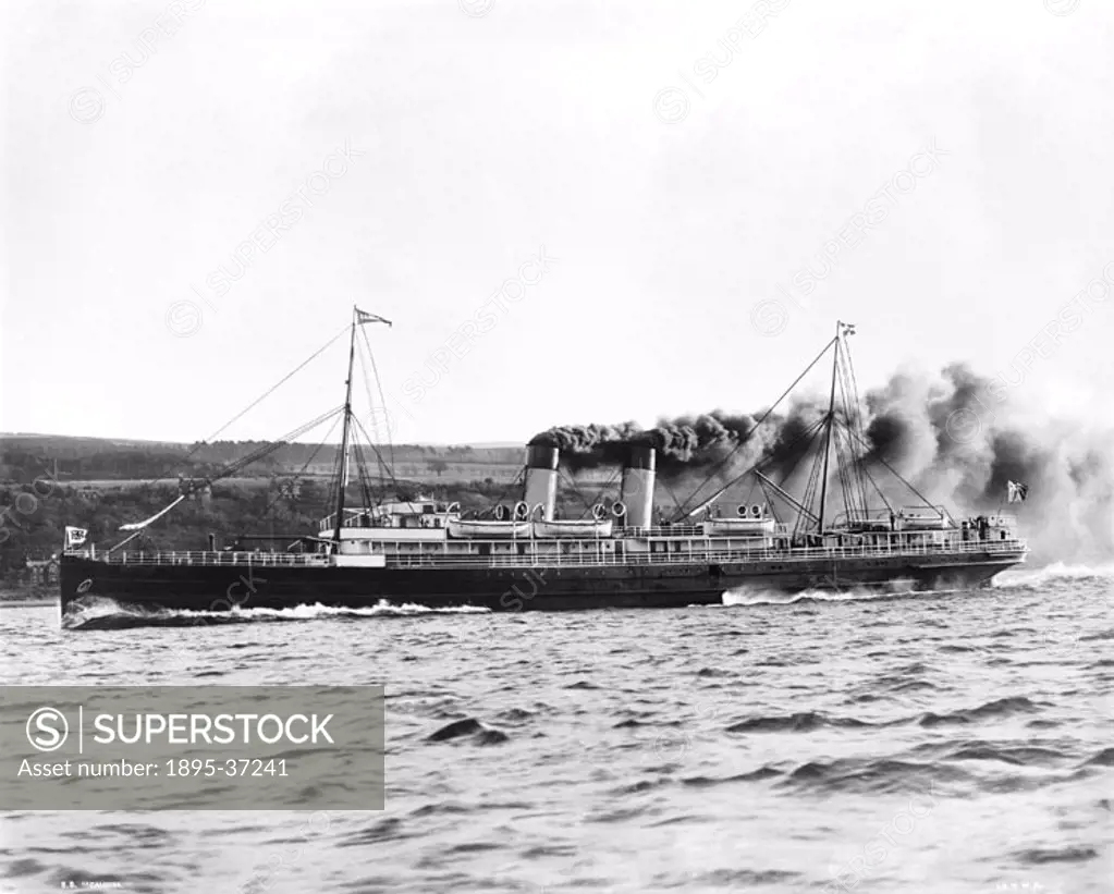 The Cambria, owned by the London & North Western Railway, was one of 4 used on the service between Holyhead and Dublin, the others being the SS Scotia...