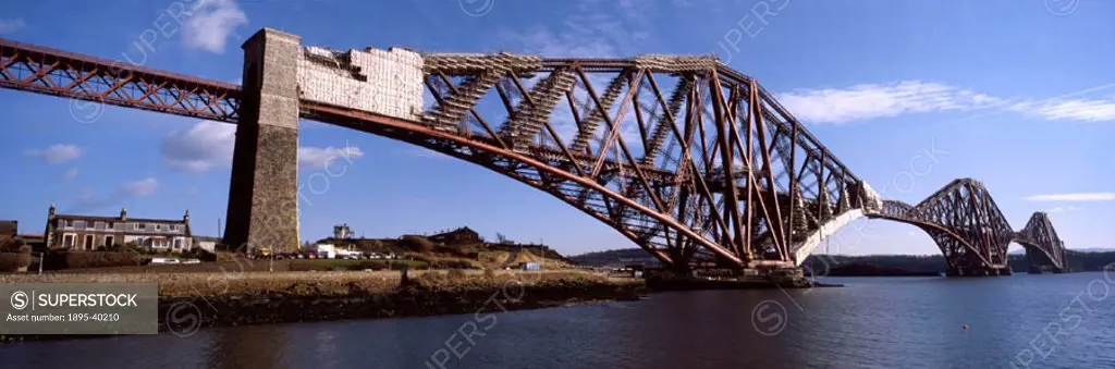 The Forth Bridge, Fife, by Chris Hogg, 2003. The Forth Bridge was built across the Firth of Forth, to link North and South Queensferry. Before the rai...